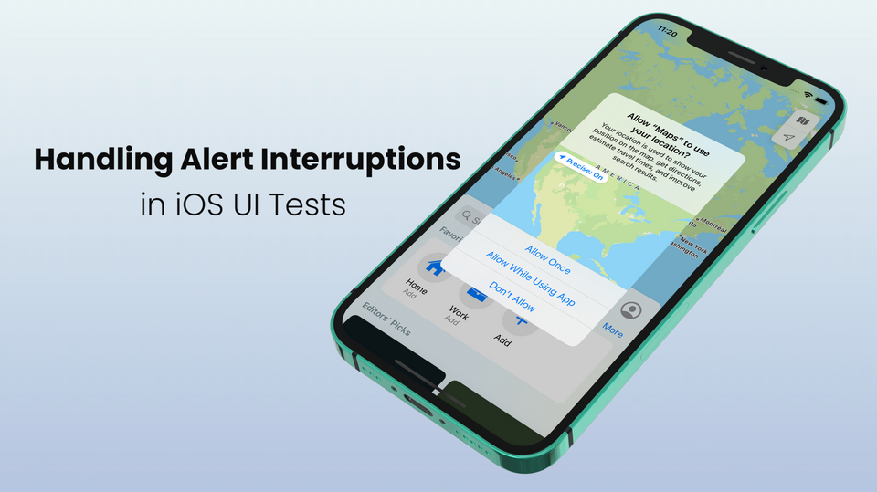 Handling Alert Interruptions in iOS UI Tests